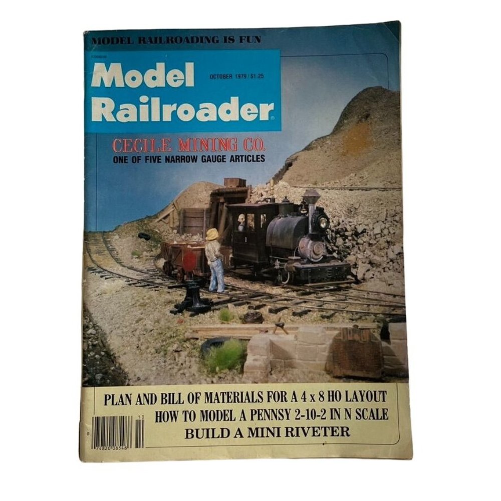 Model Railroader Magazine Back Issue u July 1979 Vol 46 No 7 Clinchfield Series